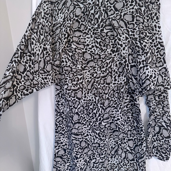 BCBG women’s 100% silk dress, size Large. Roomy for larger chest - Picture 2 of 5